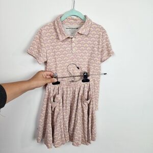 Misha & Puff Pink Patterned Skirt Set, Size 7-8